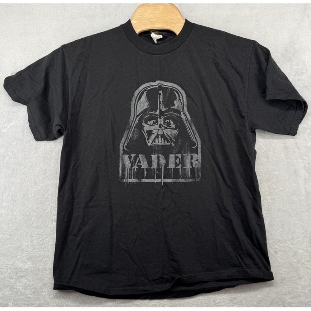 Star Wars Lucas Film Darth Vader T-Shirt Black Crewneck Vintage Men's Size L EUC
